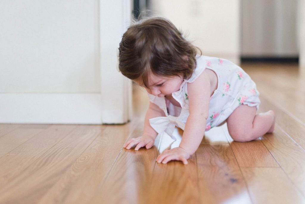 baby on australian flooring