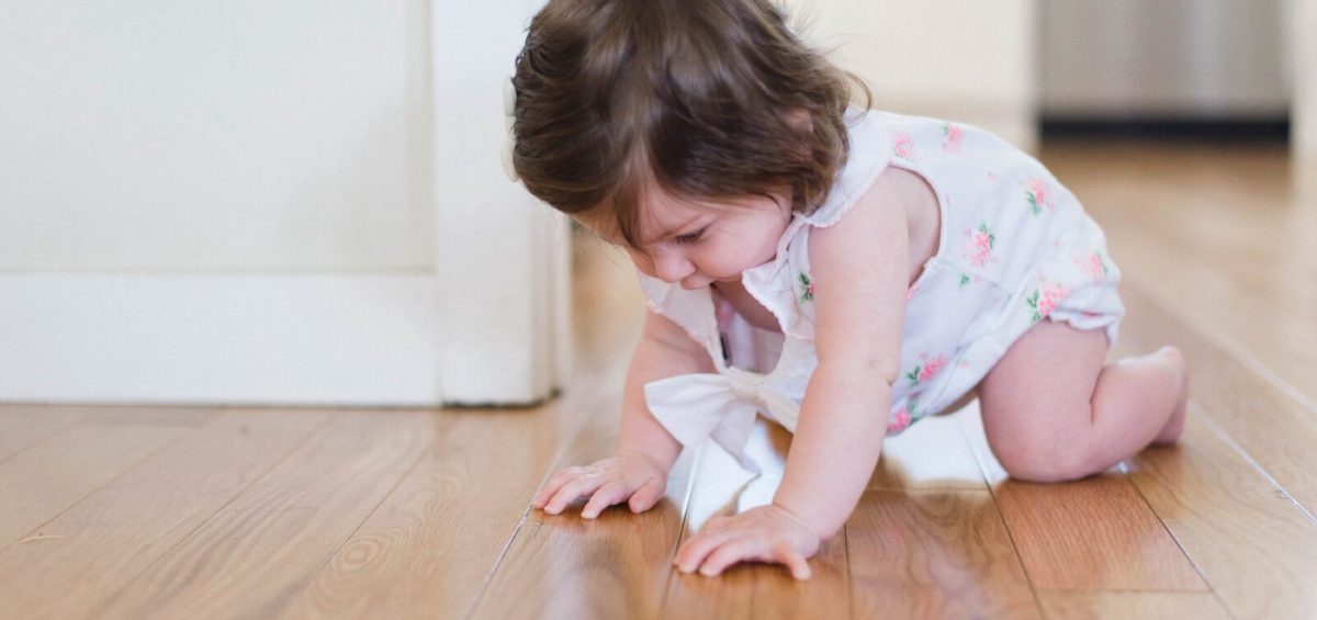 baby on australian flooring