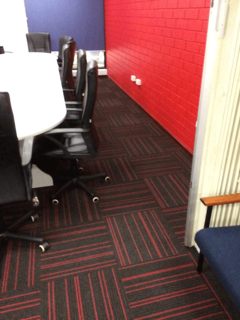 red carpet on perth school library