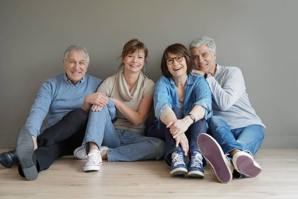 elderly on the floor